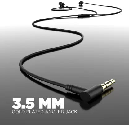 boAt Bassheads 103 Black Wired Headset (Black, In the Ear) boAt Bassheads 103 Black Wired Headset (Black, In the Ear)